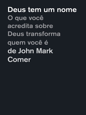 cover image of Deus tem um nome